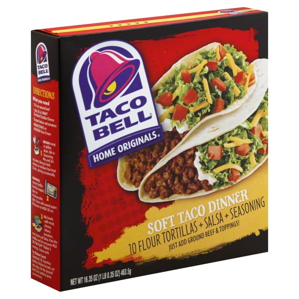 Taco Bell Hme Orignl Taco Bell Soft Taco Kit