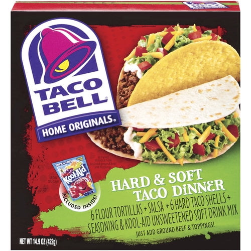 Taco Bell Home Originals Taco Dinner Kit, 6 ct