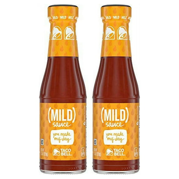 Taco Bell MILD Sauce, 7.5 oz Bottle ( 2 - Pack )