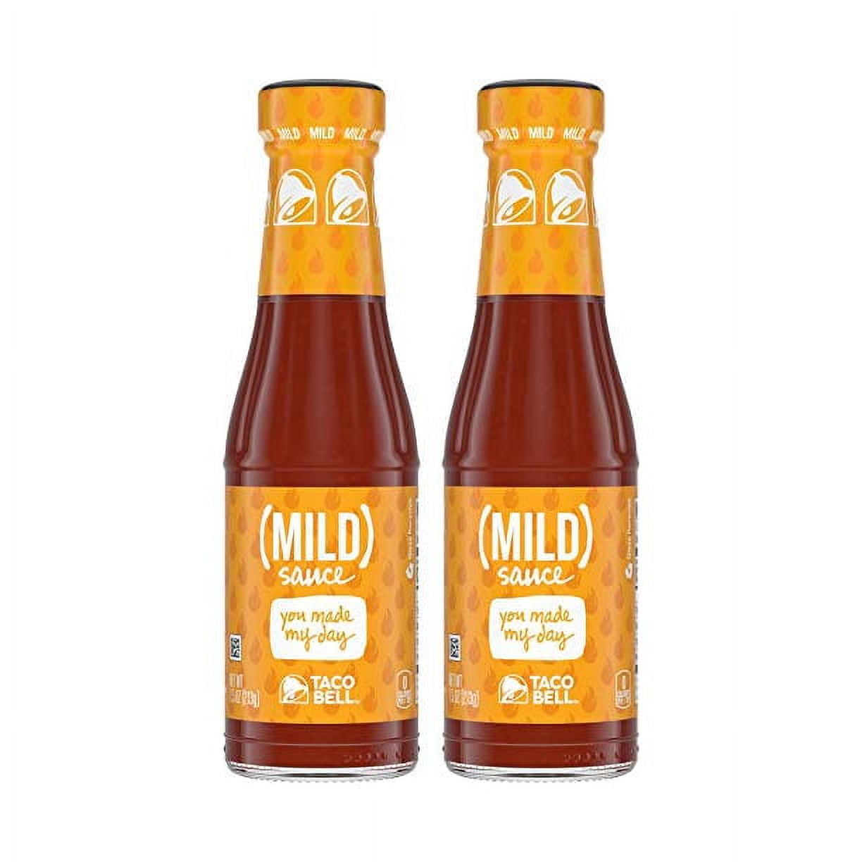 Taco Bell MILD Sauce, 7.5 oz Bottle 2 packs