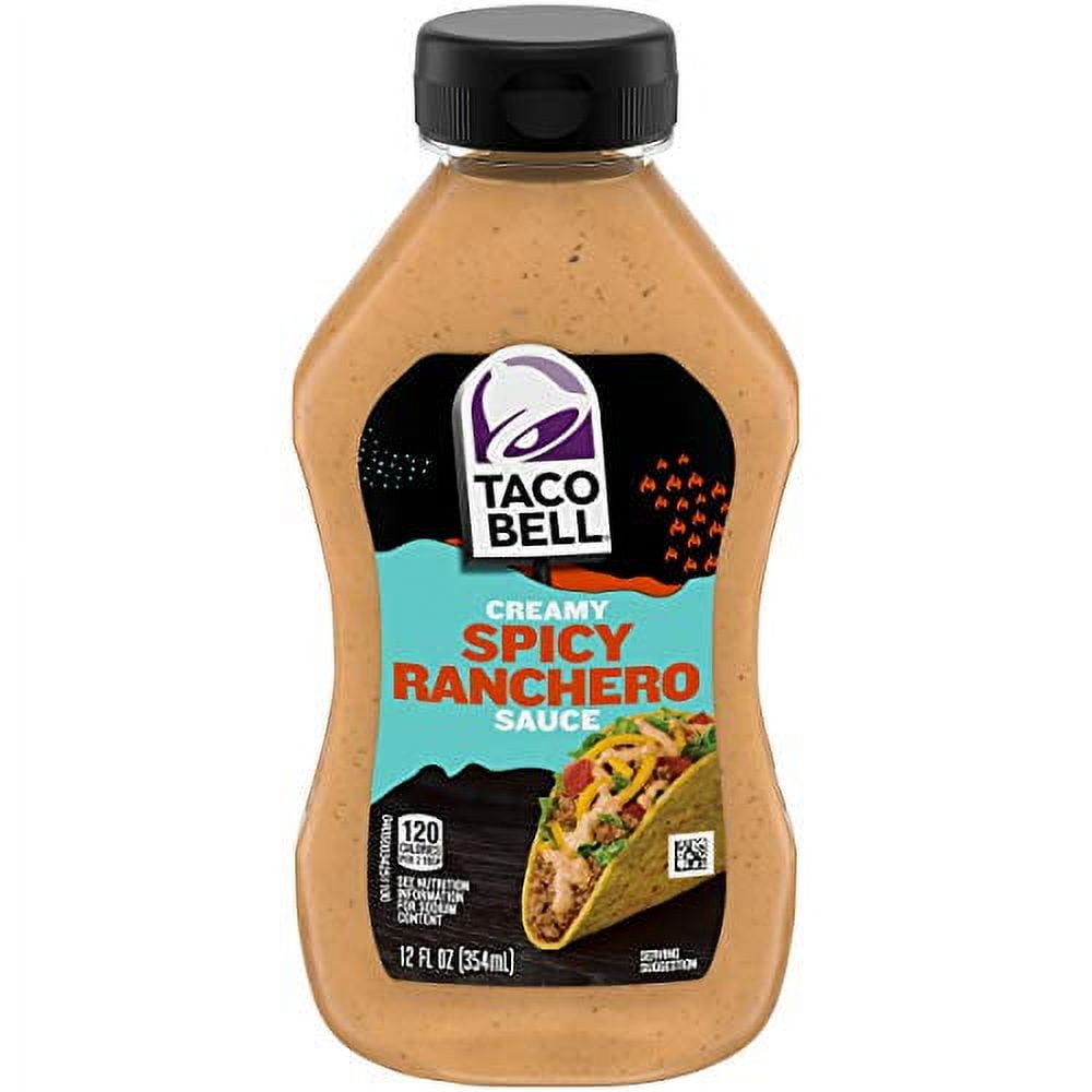 Taco Bell Mexican Taco Bell Spicy Ranchero Creamy Sauce 12oz 12 Ounce 6301