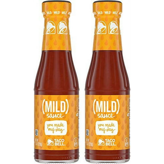 Taco Bell Mild Sauce 7.5 Oz. Bottle (Pack Of Two)