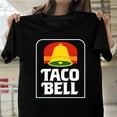 thumbnail image 1 of Taco Bell Old School Retro Vintage 90s Fast Food Fan Graphic G402 Unisex T-Shirt, Up to Size 5XL, 1 of 2