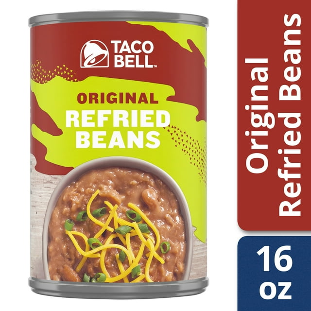 Taco Bell Original Refried Beans, 16 oz Can