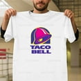 thumbnail image 1 of Taco Bell Retro 90s Logo Vintage Fast Food Nostalgia Graphic G016 Unisex T-Shirt, Up to Size 5XL, 1 of 2