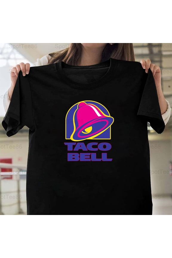 Taco Bell Retro 90s Logo Vintage Fast Food Nostalgia Graphic G017 Unisex T-Shirt, Up to Size 5XL