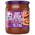thumbnail image 1 of Taco Bell Saucy Mexican Style Pizza Cravings Dip, 15.7 oz Jar, Shelf-Stable, 1 of 15