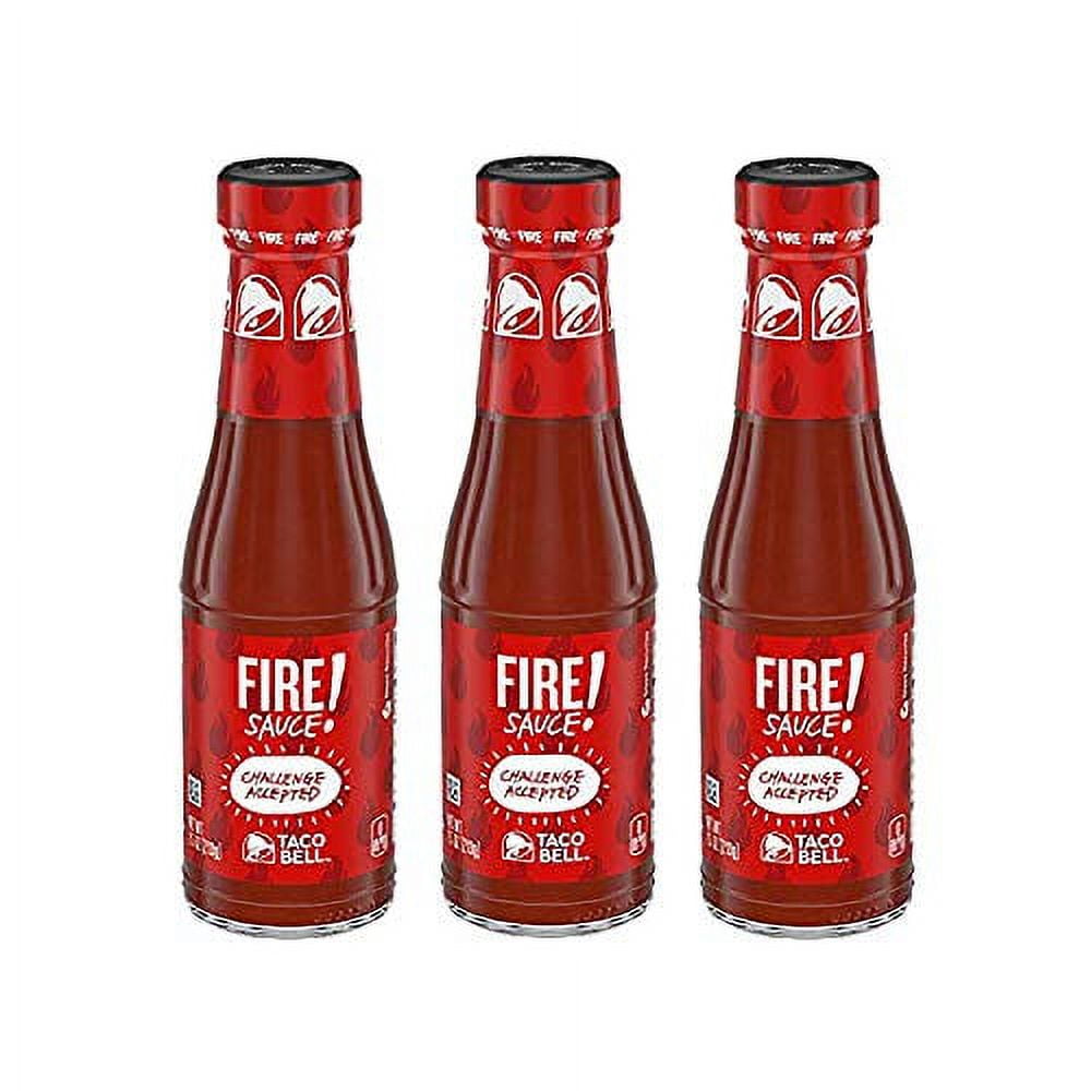 Taco Bell Signature Fire Sauce, 7.5 Fl Oz Pack of 3