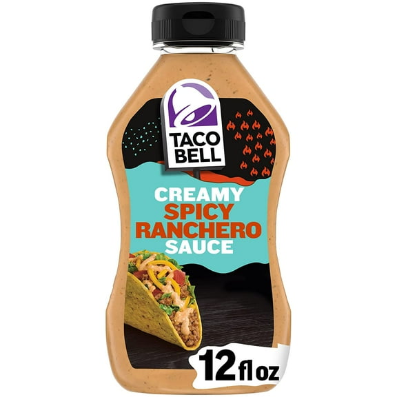 Taco Bell Spicy Ranchero Creamy Sauce , 12 fl oz