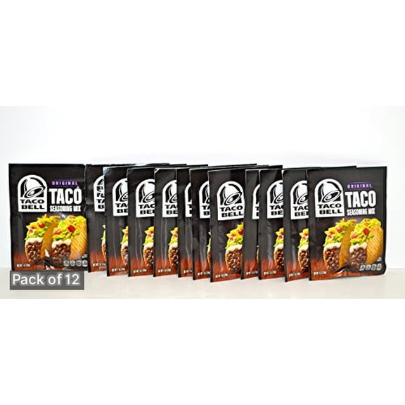 Taco Bell Taco Seasoning Mix 1 oz Packet (Pack of 12)