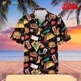 thumbnail image 1 of Taco Bell Tropical Summer Hawaiian Shirt For Men, Tropical Shirt, 1 of 3