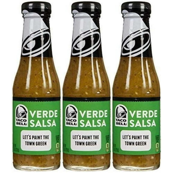 Taco Bell Verde Salsa 7.5 Oz (Pack of 3)