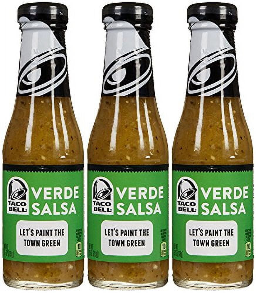 Taco Bell Verde Salsa Sauce7.5 Oz3 Pack