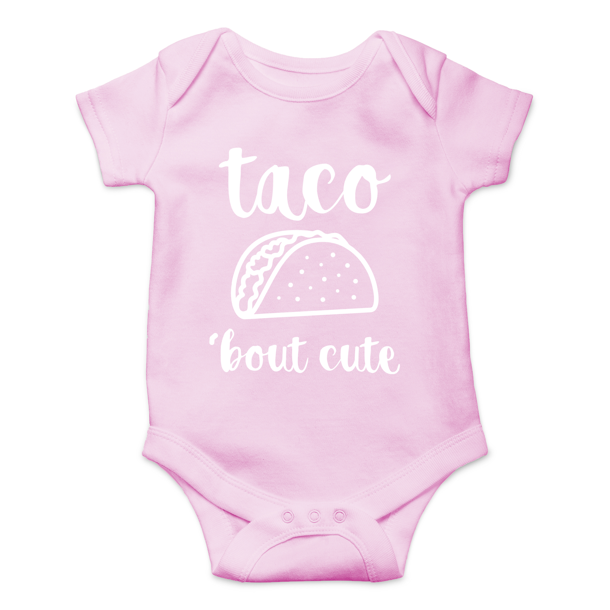 Taco 'Bout Cute - Funny Lil Adorable Tacos Mexican Food Lover - Cute One-Piece Infant Baby Bodysuit - image 1 of 4