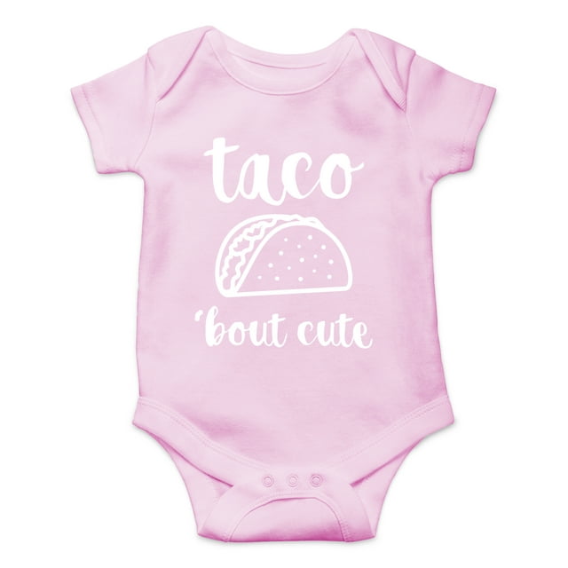 Taco 'Bout Cute - Funny Lil Adorable Tacos Mexican Food Lover - Cute One-Piece Infant Baby Bodysuit