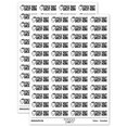 thumbnail image 1 of Taco 'Bout Great Work Teacher Student School Sticker Set - White - Matte Finish - 1.25" Mini, 1 of 7