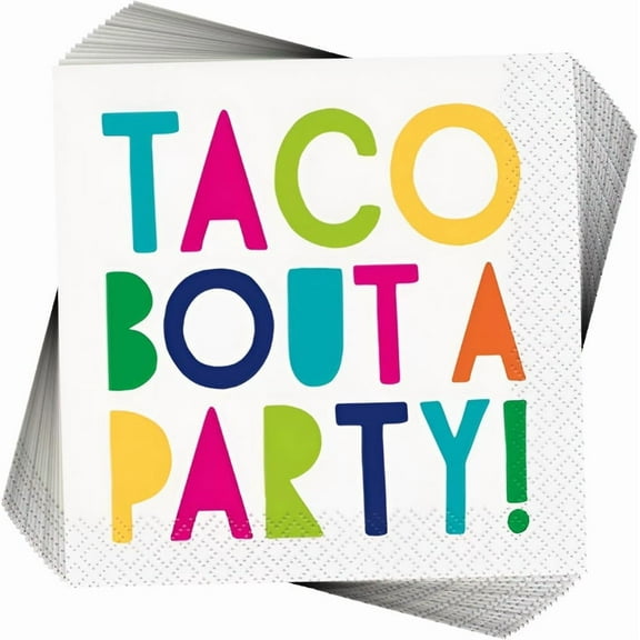 Taco Bout a Party Beverage Napkins, 16ct