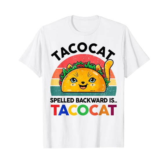 Taco Cat-Shirt Mexico Tuesday Boys Girls Kids Mexican Funny T-Shirt