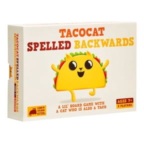 Tacocat Spelled Backwards Card Game