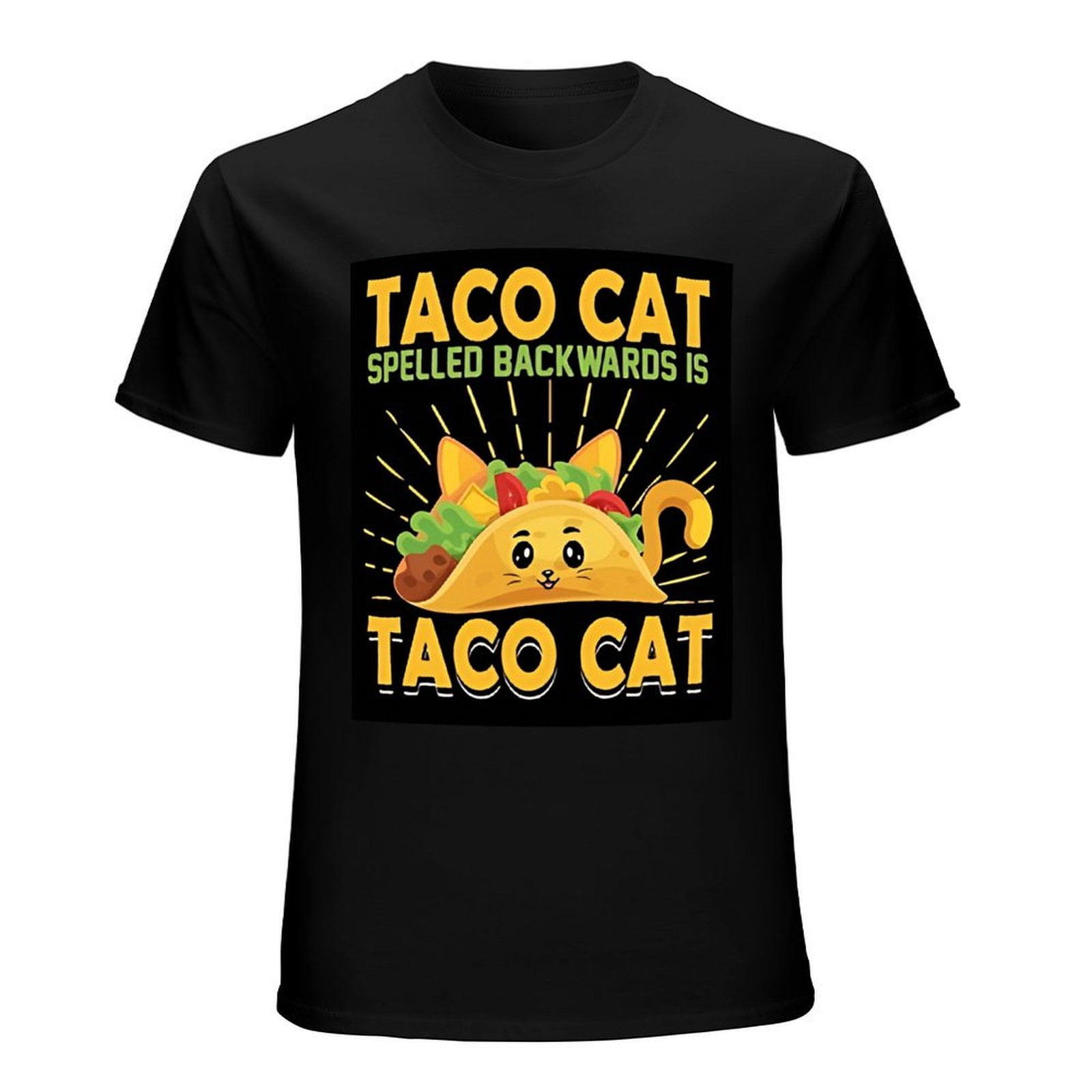 Taco Cat Spelled Backwards is Taco Cat Funny T-shirt For Cat Lover Tee ...