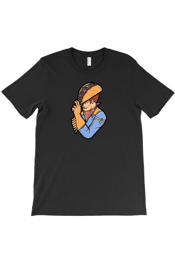 Taco Cowboy Themed Funny and Cute Western and Food and Mexican and Howdy H36742 T-Shirt, for Men and Women, Up to Size 5XL