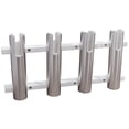 thumbnail image 1 of 17" Classic Silver Aluminum/Poly Fishing 4-Rod Rack Holder, 1 of 2