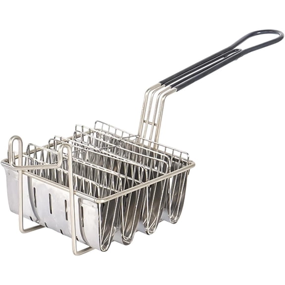 Taco Frying Basket 4 Shell Stainless Steel Square Frame Deep Fry Tool for Kitchen Taco Shells