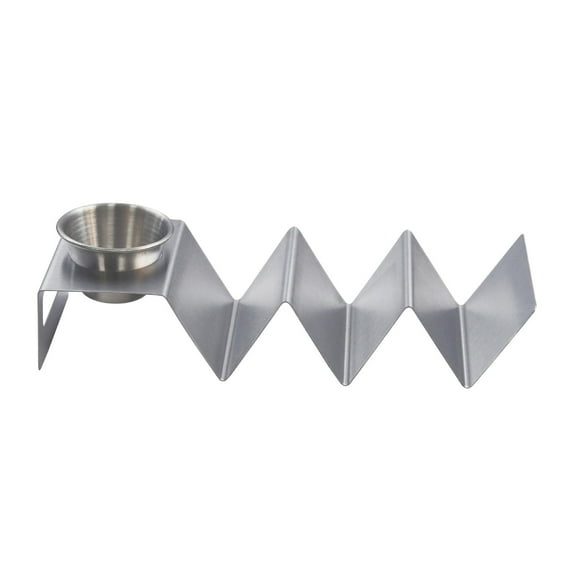 Taco Holder Hot Dog Holder Shape Taco Tray Taco Rack for Restaurant, Home, 3 Compartments