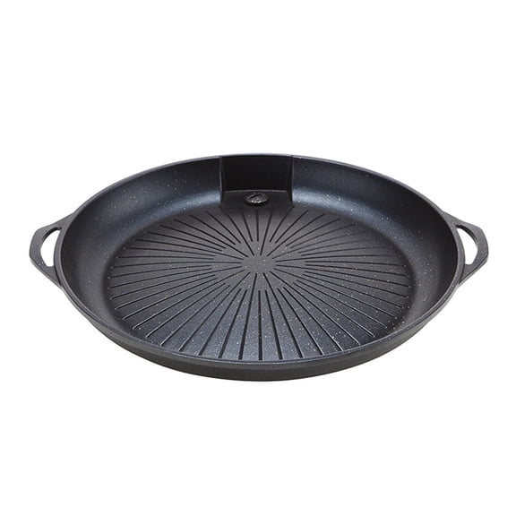RENACLIPY Portable Outdoor BBQ Non-Stick Fry Pan with Handles for Easy Carry and Camping Cooking