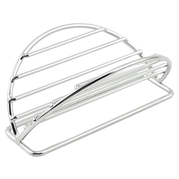 Taco Holder Stand - Durable Stainless Steel Tortilla Serving Racks, 1/2/3 Layers Household Burritos Displays Rack for Parties Gatherings Food Trucks, Plates & Serving Dishes, 1Pc(Silver,4.7x1.5x2")