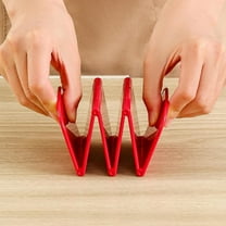 Taco Holder Stand, Taco Stand Rack Tray Style, Dishwasher Microwave Safe Stable Taco Rack Tray for Restaurant Kitchen Party Holiday Event Picnic, Red