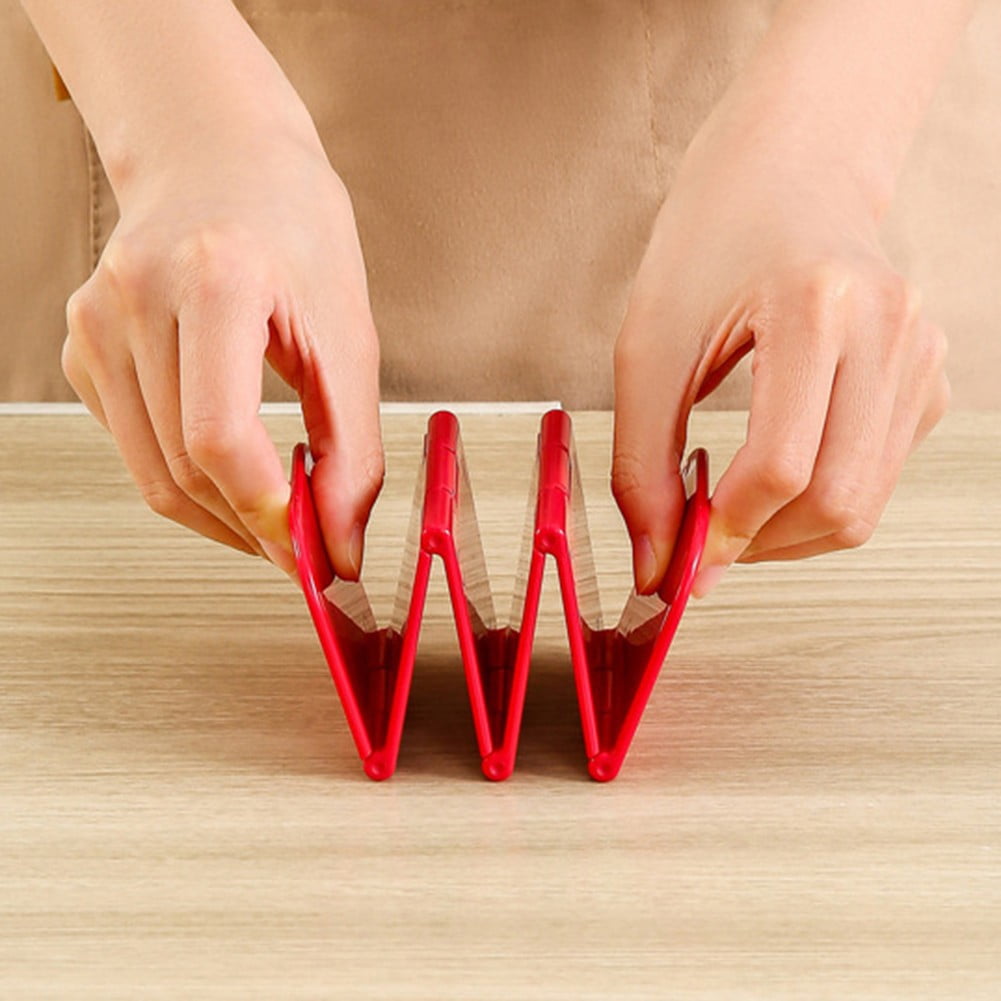 Taco Holder Stand Tortilla Roll Rack Cake Tray Wave Shape Foldable ...