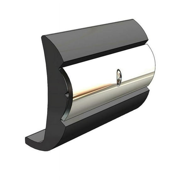 Taco Marine Black Rigid Vinyl Rub Rail, Black