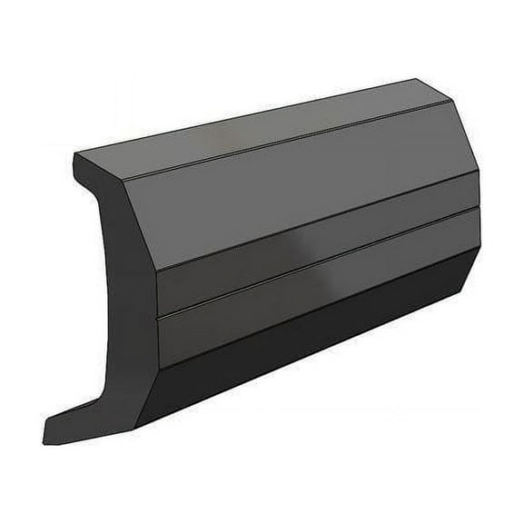Taco Marine V21-3671WHA20D2 Rigid Vinyl, White Rub Rail Insert, 5/8"W x 1-7/16"H x 20'L