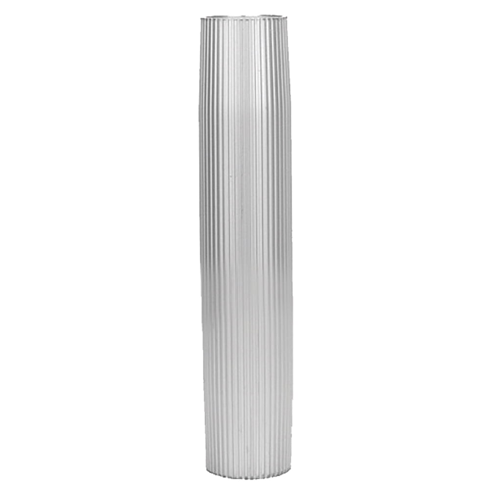 Aluminum Ribbed Table Pedestal Post 28"