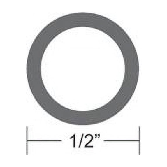 Taco Marine V12-0003BKA50-1 Taco 1/2" Tube Style Flexible Vinyl Insert - 50' - Black