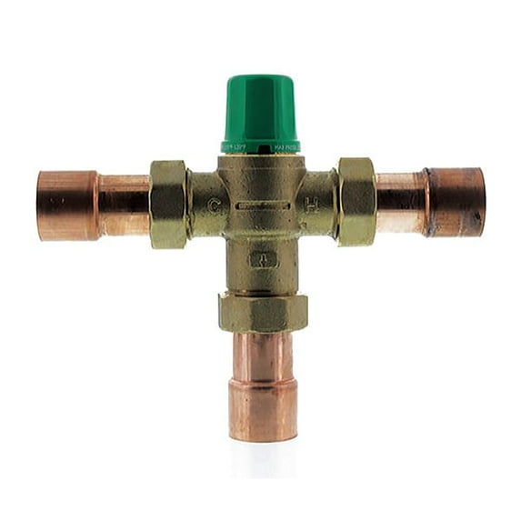 Taco Mixing Valve, Forged Brass, 1 to 20 gpm 5004-C3