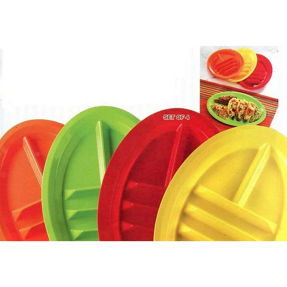 Taco Plates Set of 4