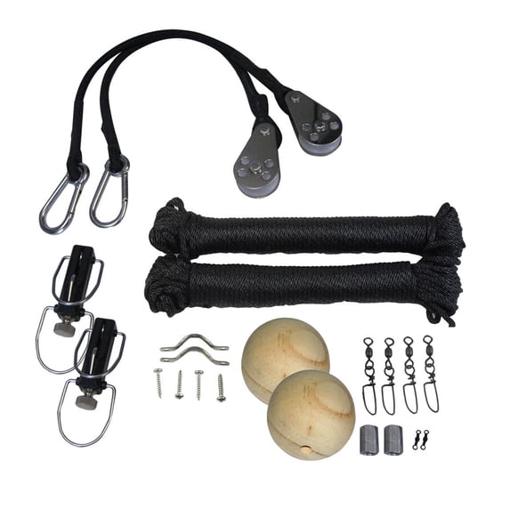 Taco Premium Rigging Kit Black 1 Pair Outriggers