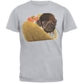 thumbnail image 1 of Taco Pug Grey Youth T-Shirt - Medium(10/12), 1 of 1