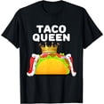 thumbnail image 1 of Taco Queen | Tacos Lover Shirt | Mexican Taco Womens Tacos T-Shirt, 1 of 4