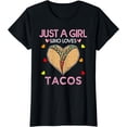 thumbnail image 1 of Taco Shirt For Women Just A Girl Who Loves Tacos T-Shirt, 1 of 3