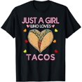 thumbnail image 1 of Taco Shirt For Women Just A Girl Who Loves Tacos T-Shirt, 1 of 4