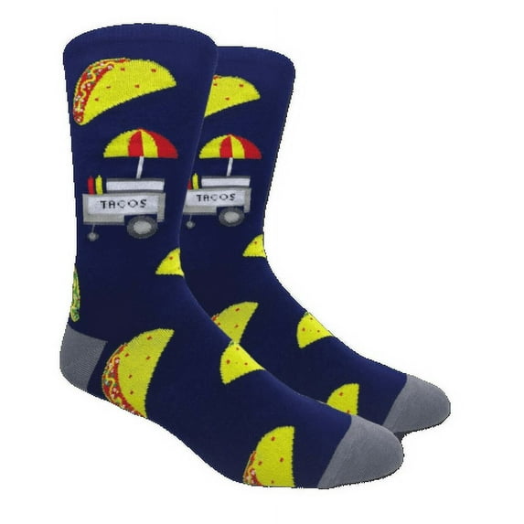 Taco Stand Socks (Adult Large - Men's Shoe Sizes 8-12)