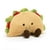 Taco Stuffed Toy, 6.5 inches - Food Plush - Fun Gift Idea