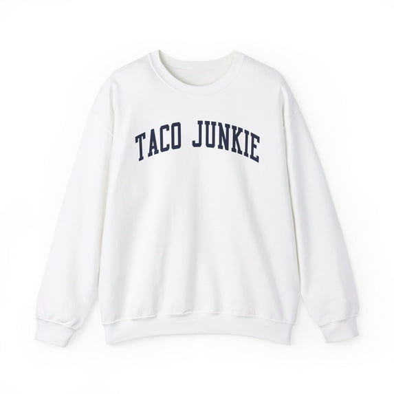 Taco Sweatshirt Gifts Crew Neck Shirt Long Sleeve Unisex