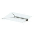 thumbnail image 1 of TACO Marine T10-3000-4 ShadeFin with White Fabric, Bag and Fixed Rod Holder Mount Kit - Black, 1 of 3