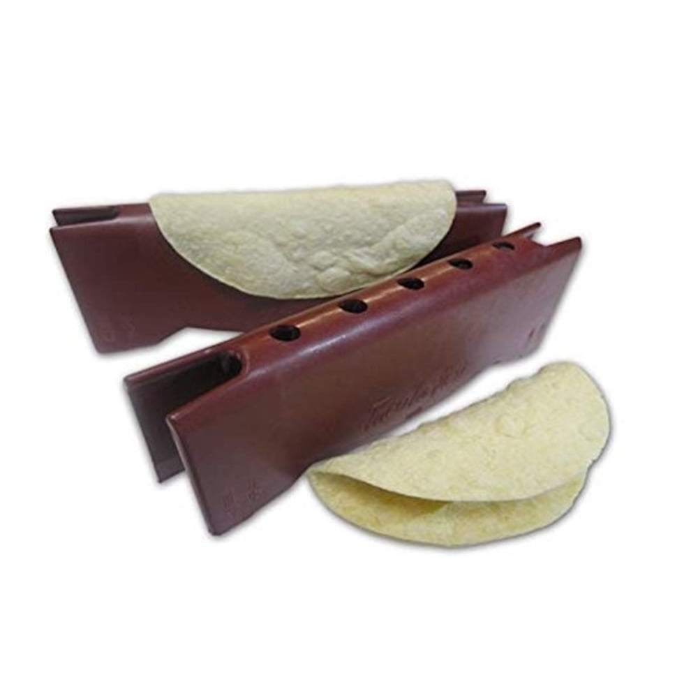 Taco Tastico Quick Easy Microwave Crunchy Taco shells Maker 2 Pack