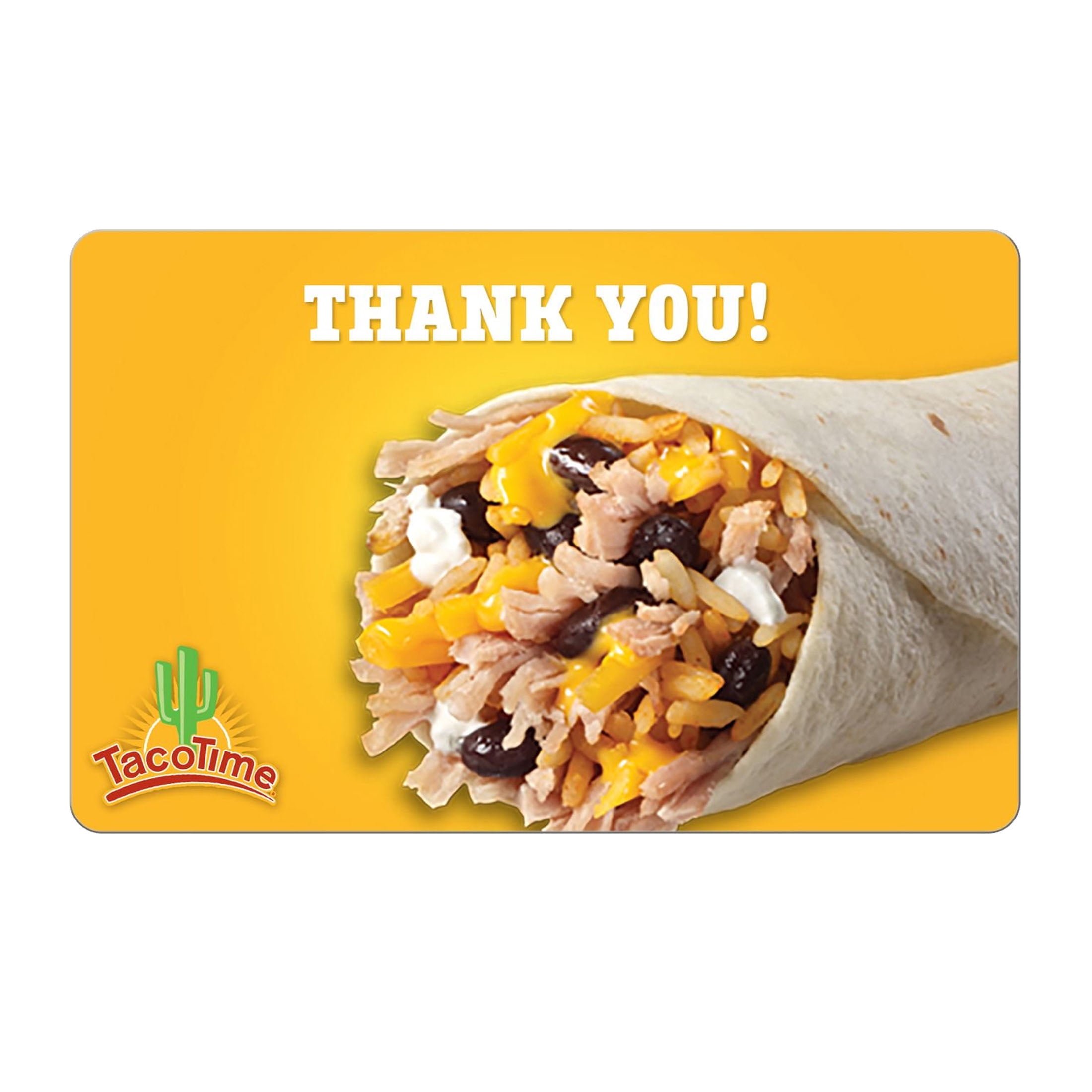 Taco Time $50 Thank You eGift Card [Email Delivery]