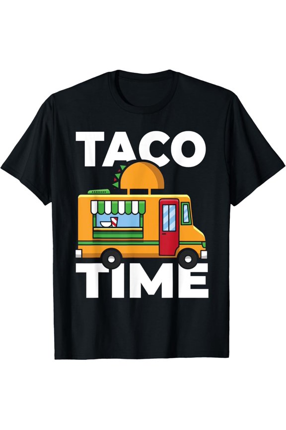 Taco Time Mexican Food Kids Taco Truck T-Shirt